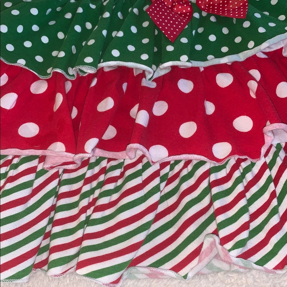 Bonnie Baby Christmas Holiday Tunic Top EUC 24M - Picture 3 of 9